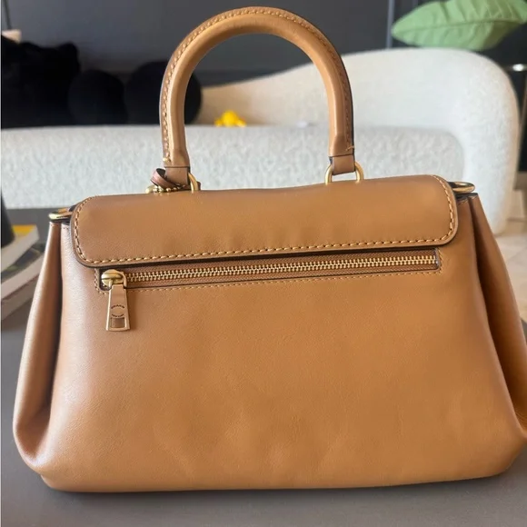 NEW NEVER USED Coach Honey Brown Slouchy Rogue - Picture 4 of 15